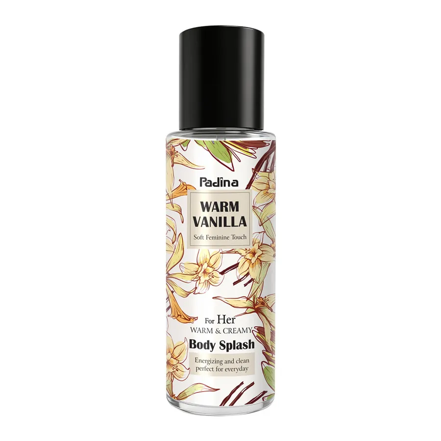بادی اسپلش پادینا رایحه WARM VANILLA مخصوص بانوان